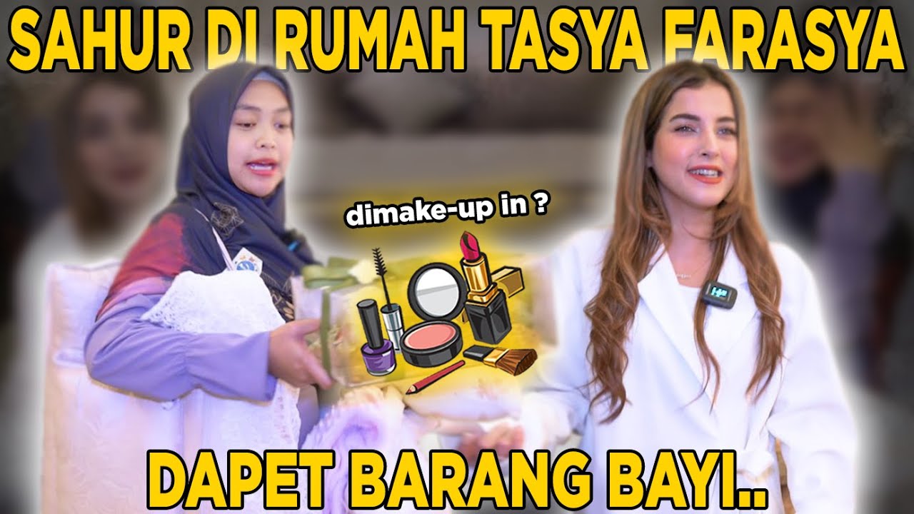 SAHUR DI RUMAH TASYA FARASYA.. Untuk Suami & Anak..