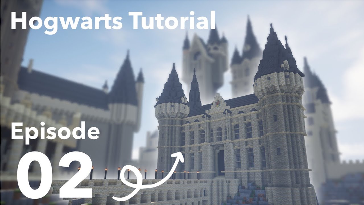 How to build Hogwarts in Minecraft - Episode 2 - Viaduct Entrance