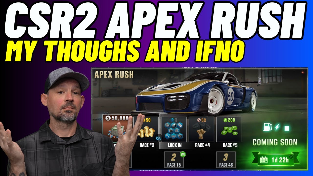 Обзор CSR2 Apex Rush — любой хороший