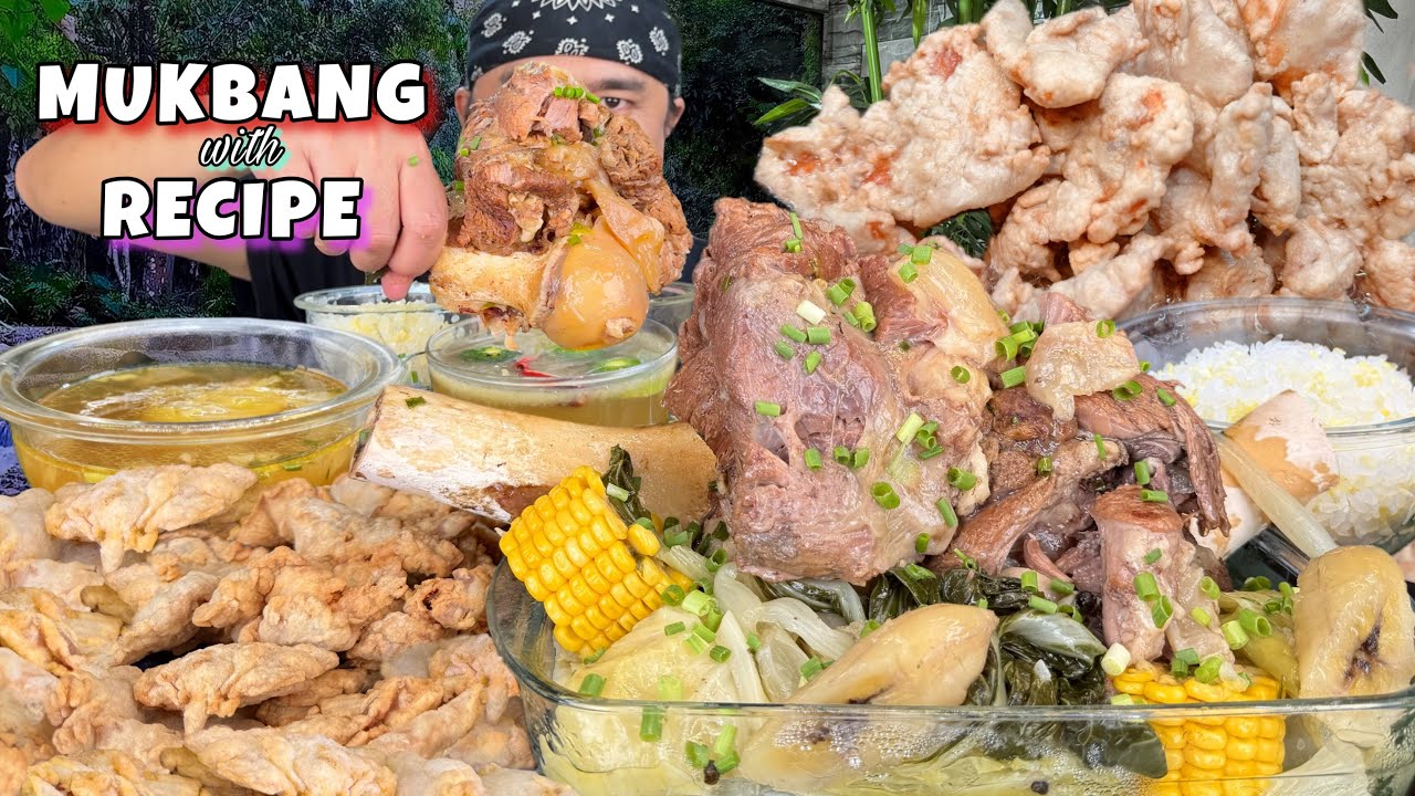 Crispy Mushroom & Bulalo Mukbang