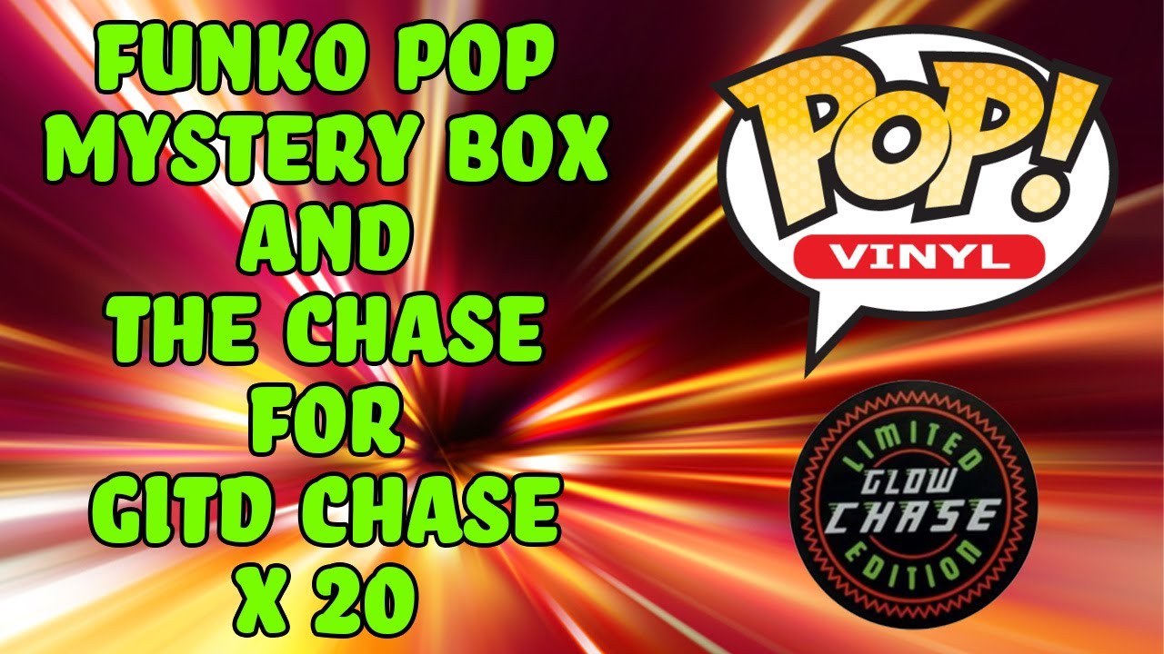 Funko POP Mystery Box Spastic Pops + The Chase for the GITD Chase X20