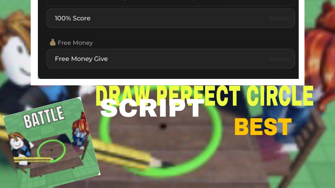 SCRIPT,Draw Perfect Circle*Auto 100% Score,INF Money* [OP] 