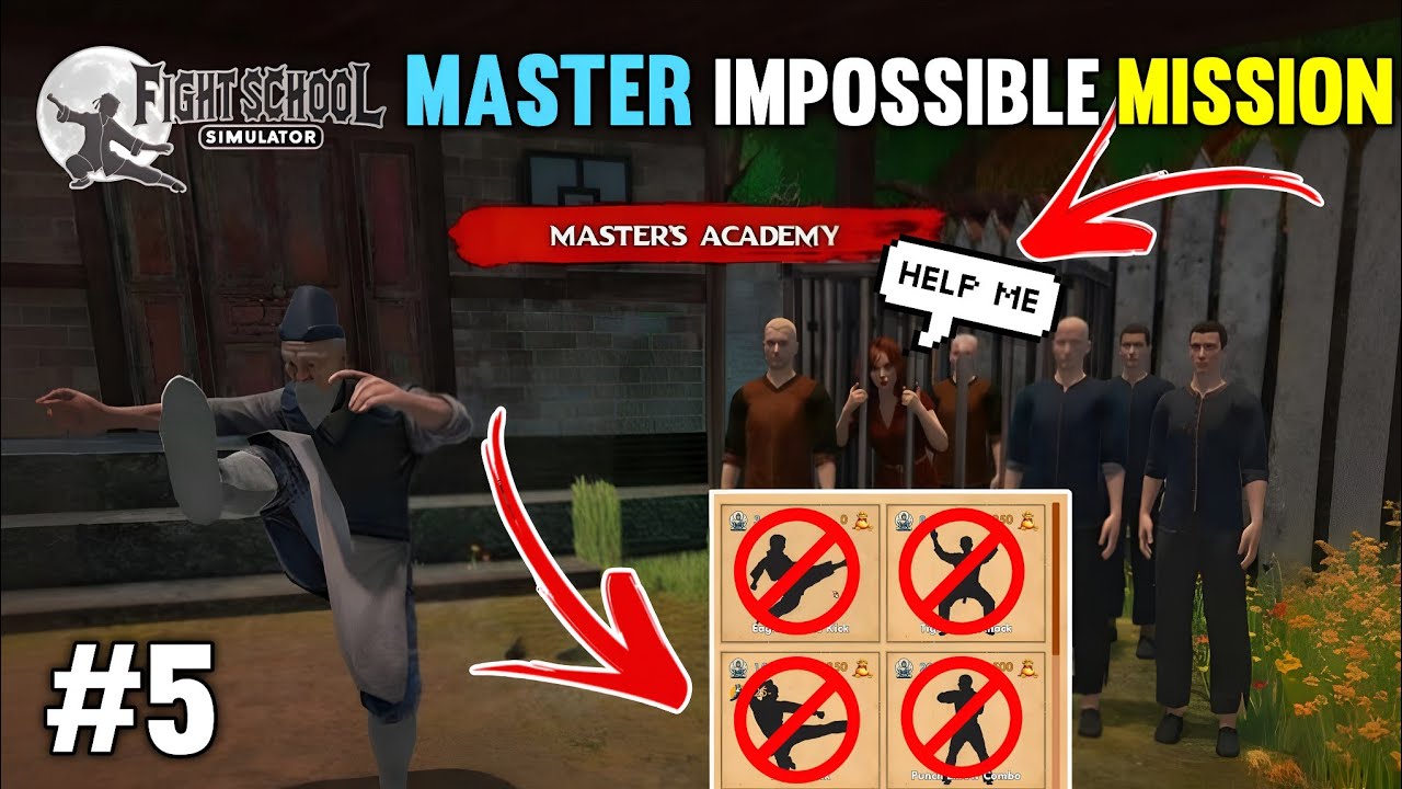The Final Lesson Changed Everything! | Fight School Simulator Gameplay #5