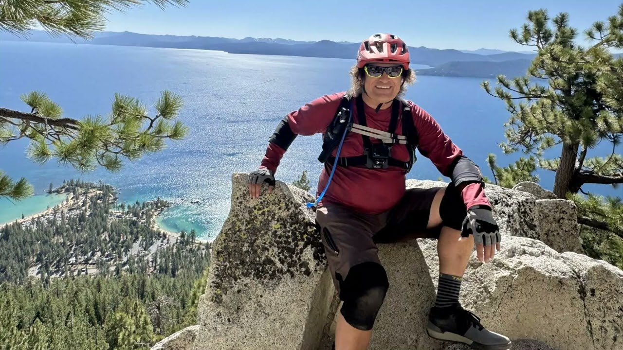 Mountain Biking the Marlette Flume Trail in Nevada.