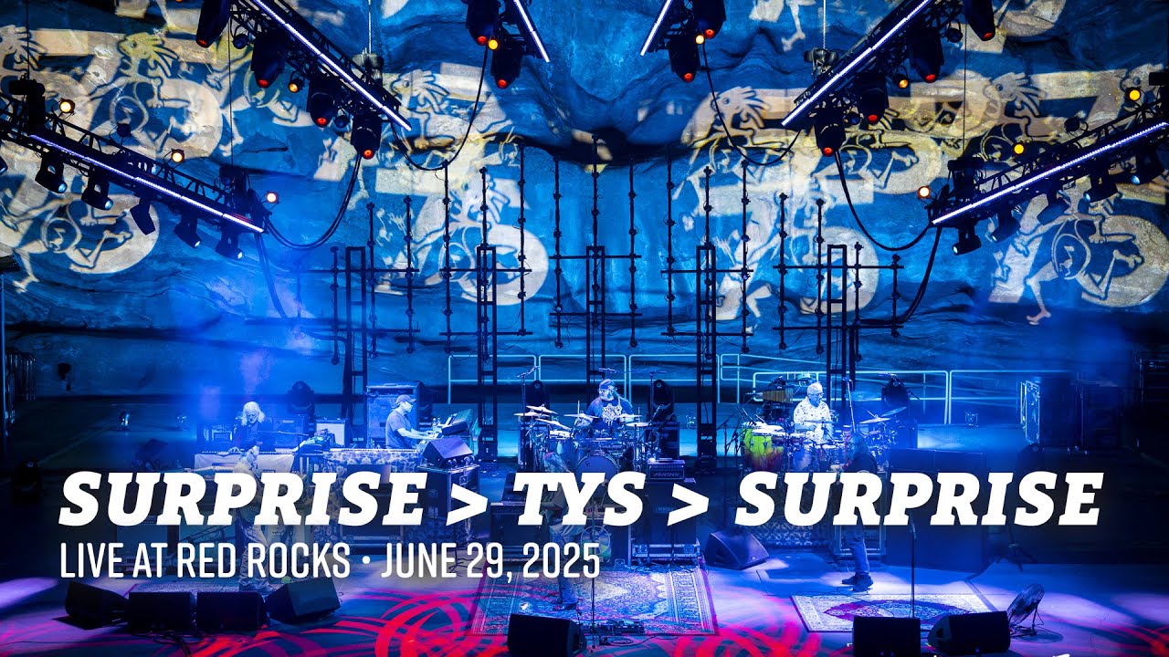 Surprise Valley → Tie Your Shoes → Surprise Valley (Live at Red Rocks)