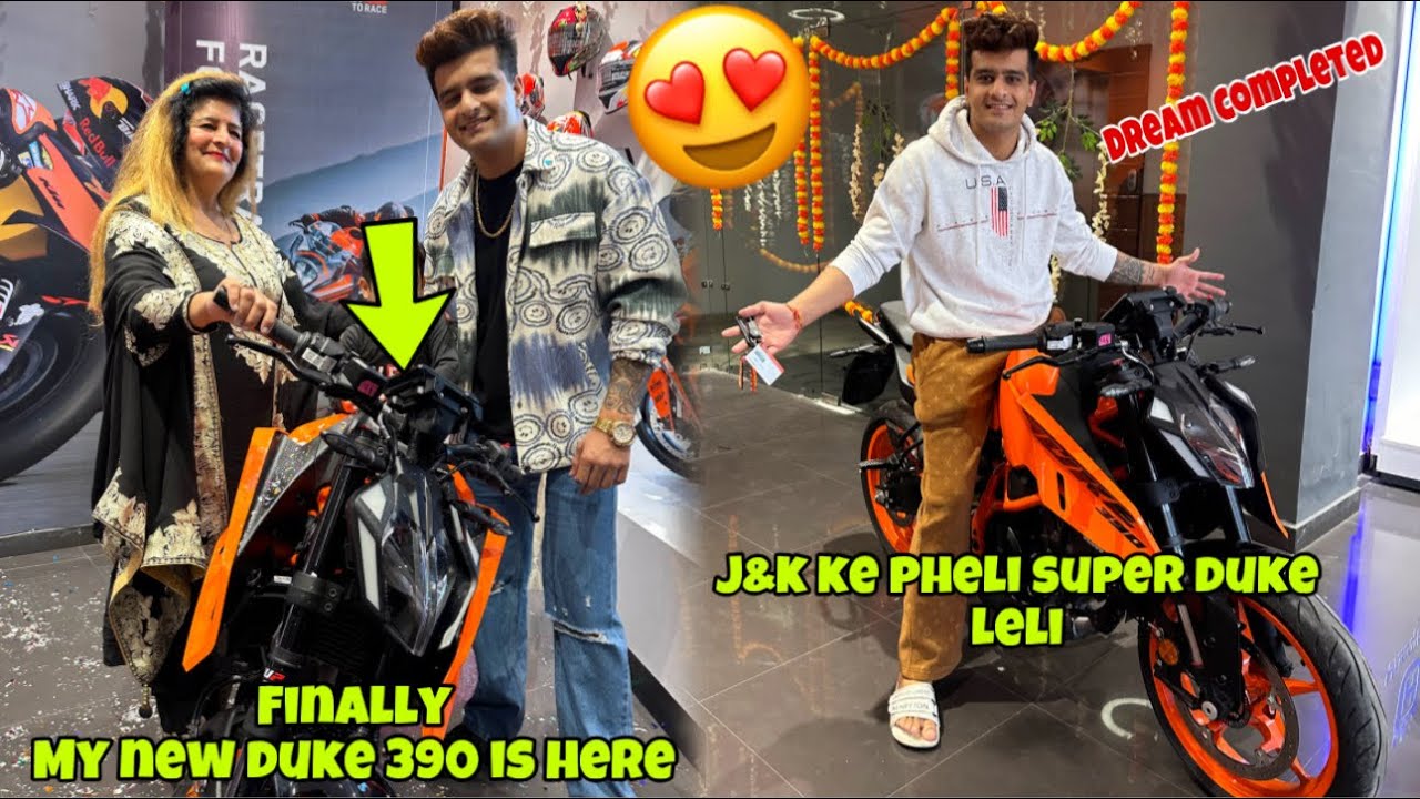 Finally my Super Duke is here❤️‍🔥😍 || J & K first supee duke ke delivery leli😍 || ab tabhai hai🔥