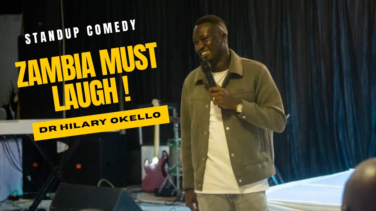 Comedian Okello thrills the audience in Zambia