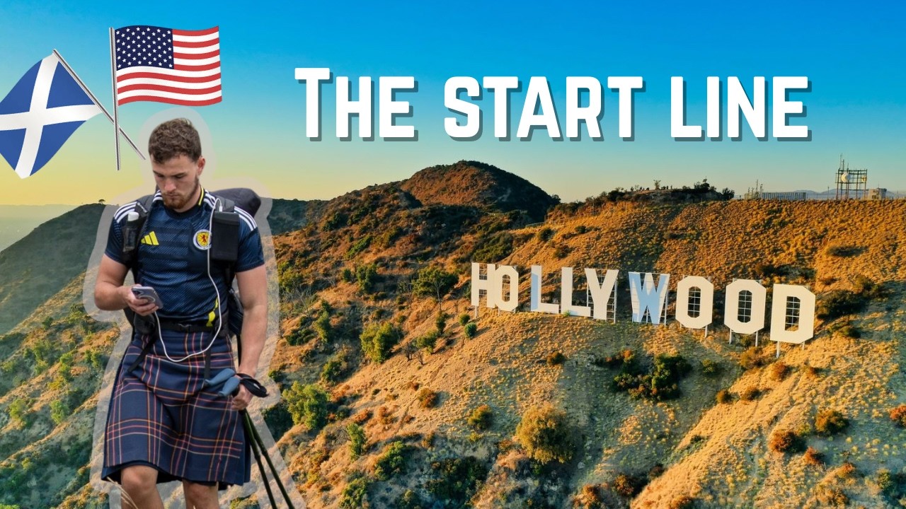 I'm WALKING 3000 miles across America (The Start Line)