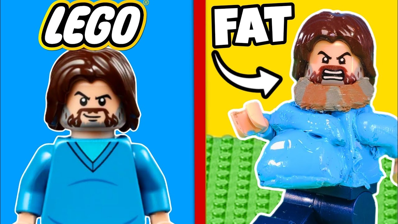 I Fixed Minecraft Movie LEGO Minifigures…