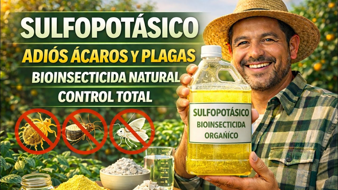 Cómo hacer SULFOPOTASICO paso a paso: Fungicida Natural Efectivo para tus Cultivos