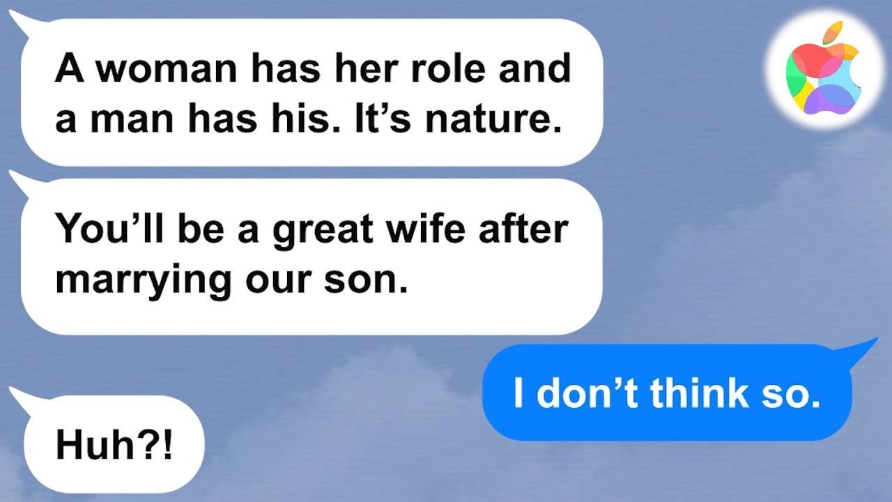 [Apple] My fiancé's family tries to force their ultra conservative values on me, so I had to...!!