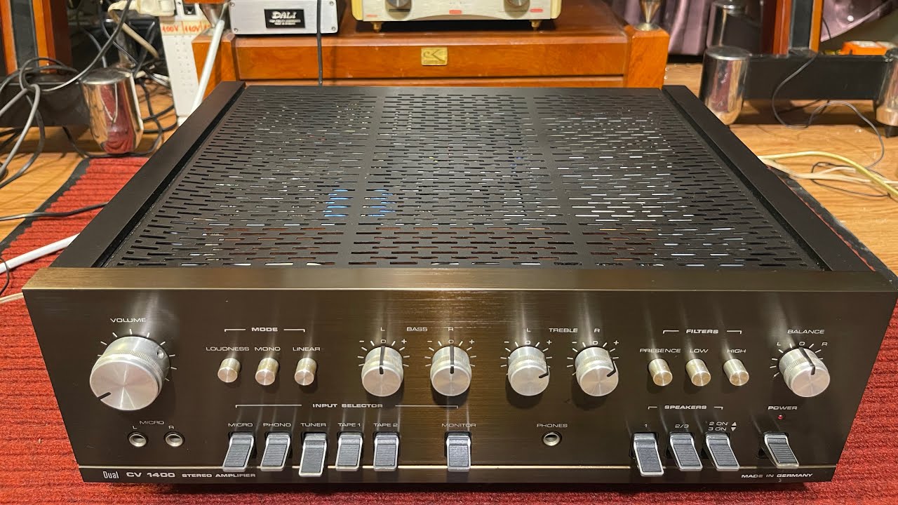 Ampli Đức Dual CV 1400_Mẫu Ampli đầu gấu chuyên trị những cặp loa cứng đầu_Đánh loa Âu Mỹ hay XS!
