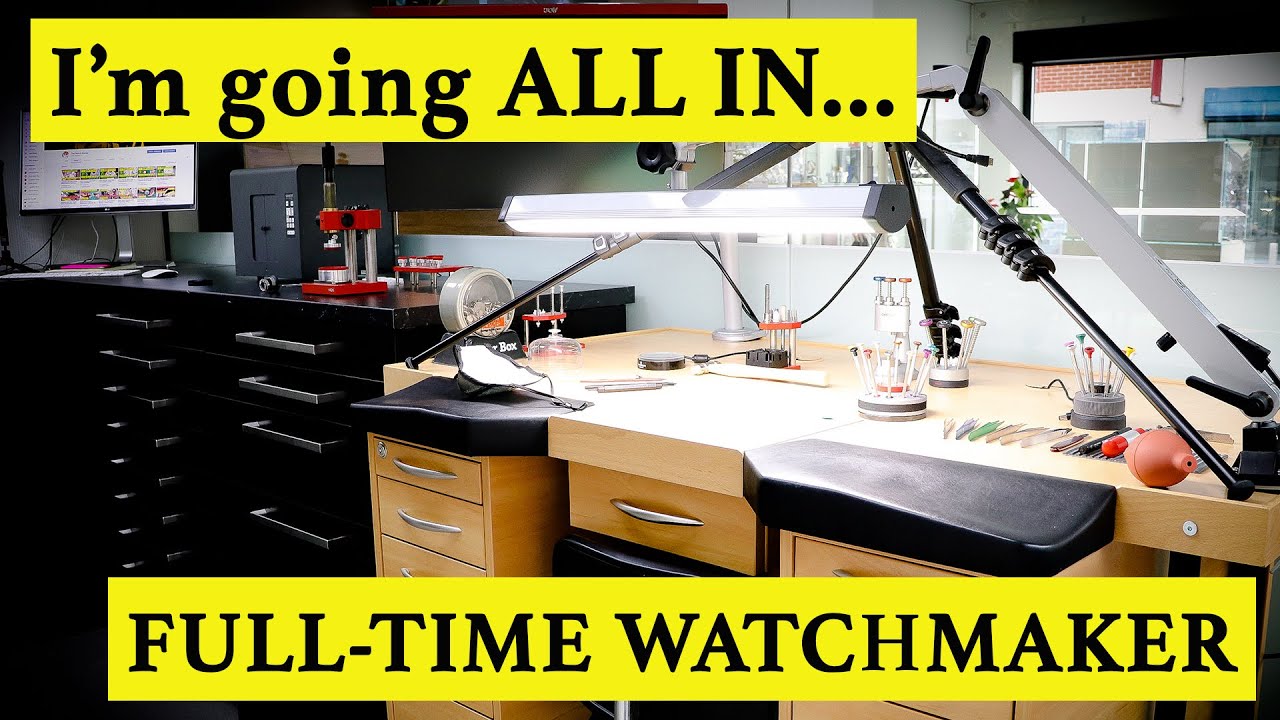 Full-time watchmaker | Youtube + 1.000 subscribers! | New Workshop and watchstore! | Watch Repair