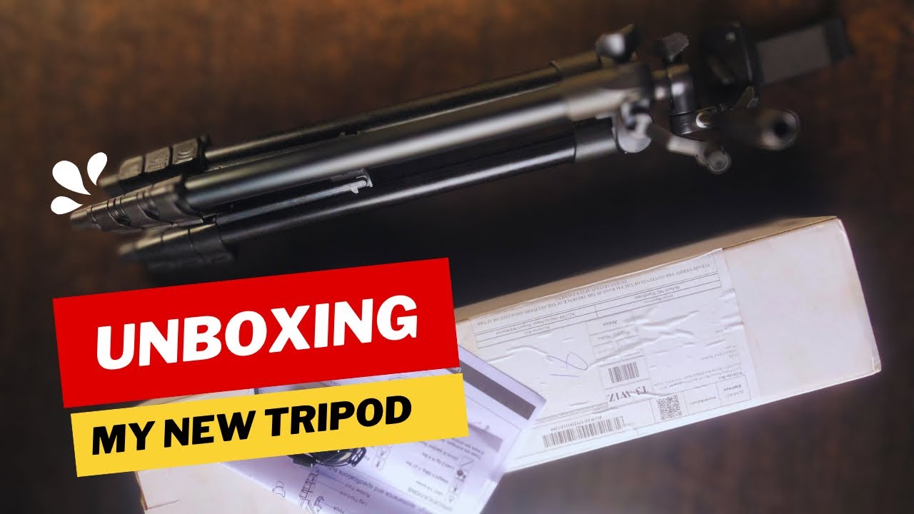 Unboxing my new tripod 