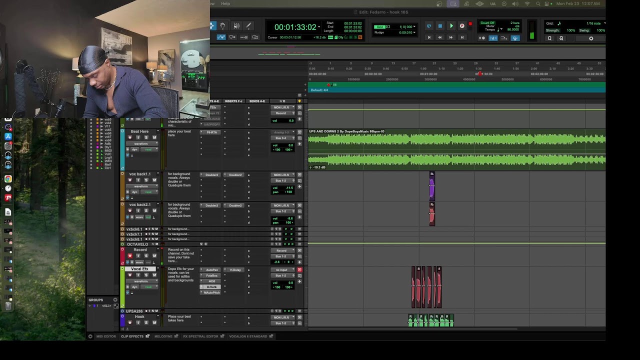 Recording 1000 Hook (161 completed)