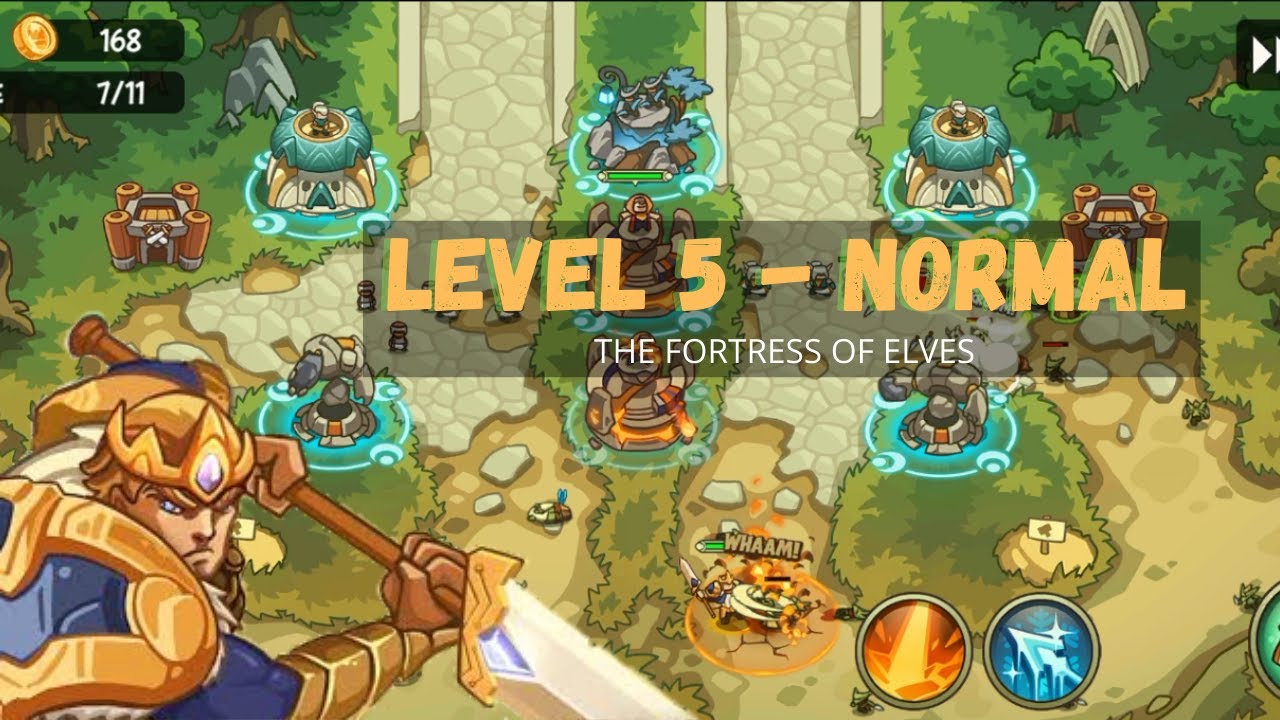 Empire Warrior TD: Level 5 - NORMAL / NEW MAP VERSION