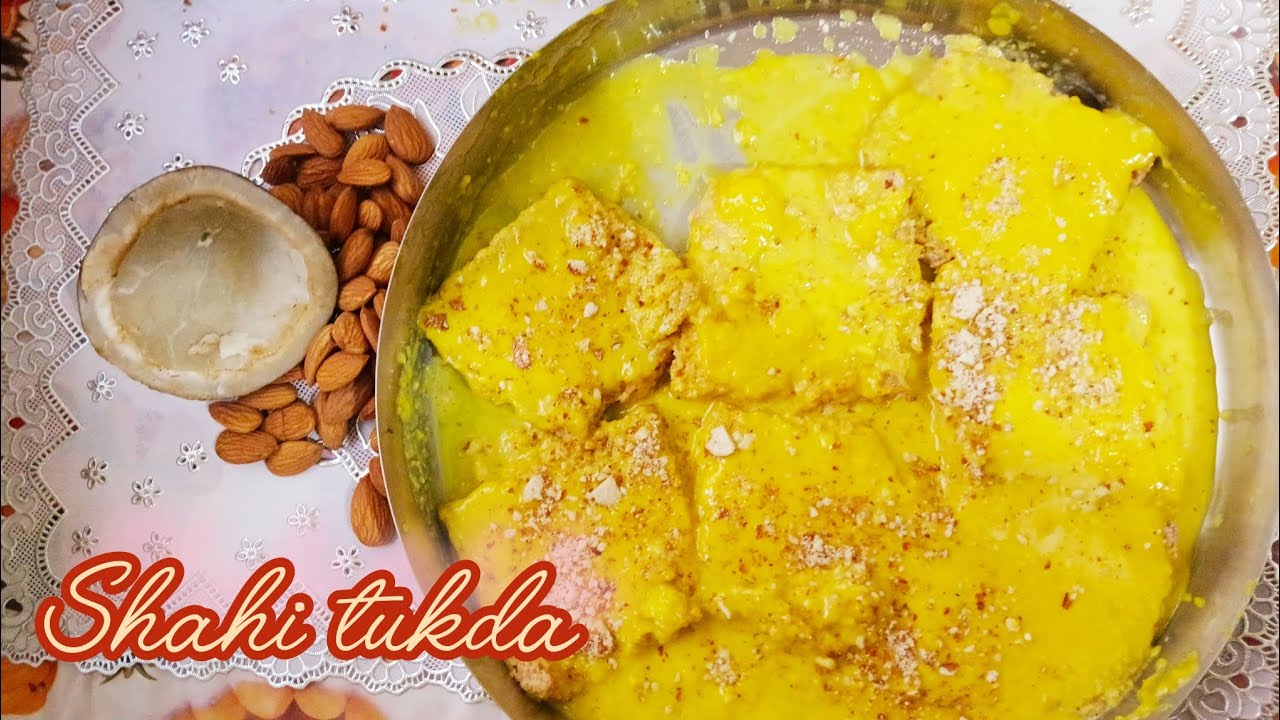 Shahi Tukda Recipe💛 | Crispy Bread with Rabdi Magic!✨️. #shahitukda #ramzan #recipe #sweet #meetha 
