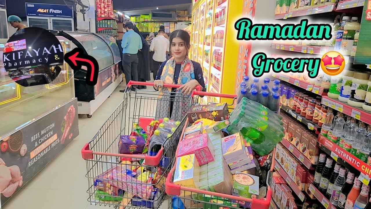 Ramadan ki Grocery shopping done..❤️|sab kuch leliya🤩#eragnoor