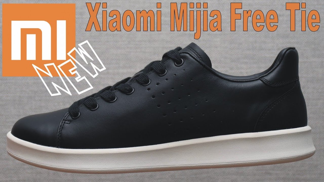 Умные кроссовки /кеды Сяоми Mijia FreeTie. Xiaomi Mijia Free Tie Leather Smart Shoes.