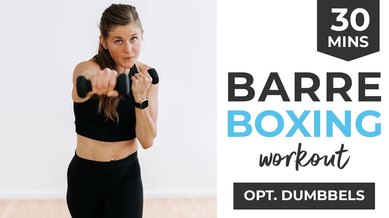 30-Minute Barre Boxing Workout At Home
