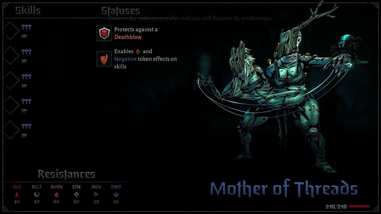 Darkest Dungeon 2 Coven Final Boss Fight Mother of Threads