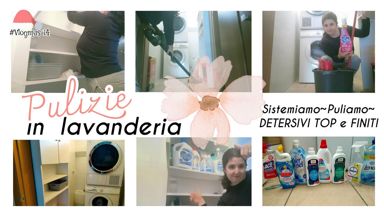 PULIZIE IN LAVANDERIA•MY LAUNDRY ROUTINE•LA MIA LAVANDERIA🌟•PRODOTTI FINITI TOP🌟#vlogmas14