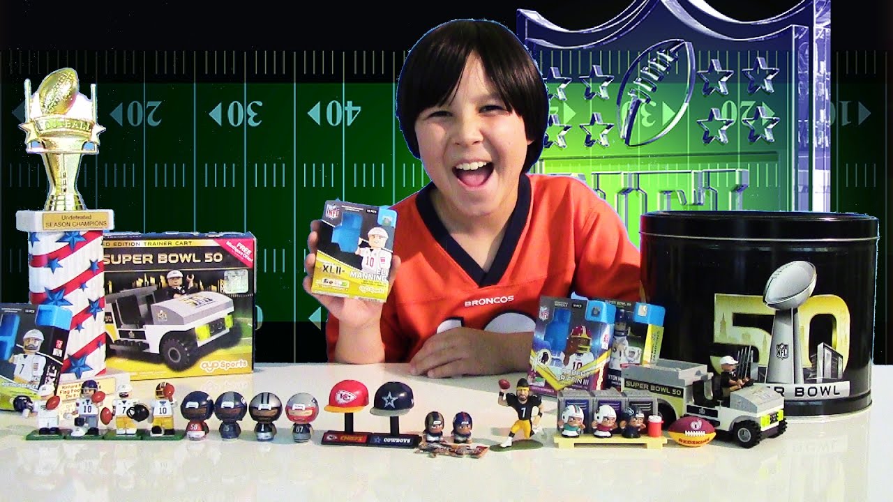 SUPER BOWL 50 Surprise Toys NFL Oyo Sports Exclusive Figures & Play Sets Lucas World Review