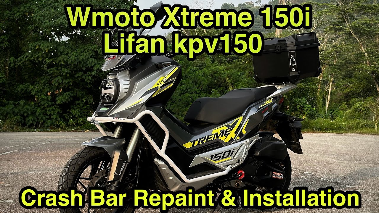 Wmoto Xtreme 150i / Lifan KPV 150 Crash Bar Installation 