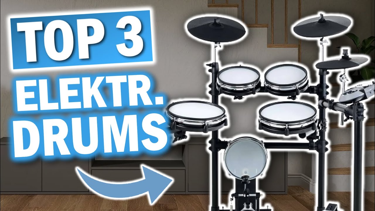 E-DRUMS, ELEKTRISCHE SCHLAGZEUGE: Die 3 Besten Modelle 2026!