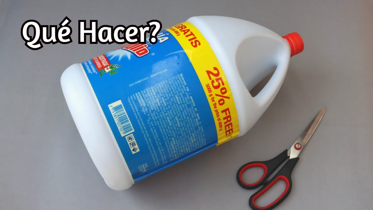 3 Increíbles Ideas con Galones de Cloro  Ideas útiles para el Hogar
