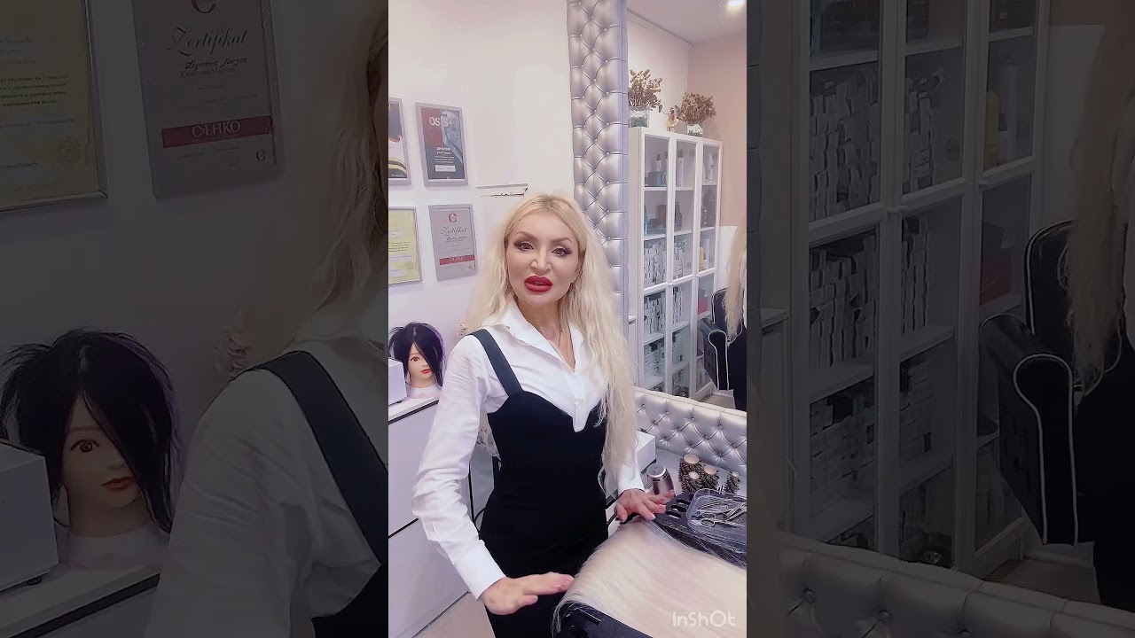 slavichairextensions#virginhairextensions#hairstyle#hairextensionsalon#уходзаволосами#extensionshair