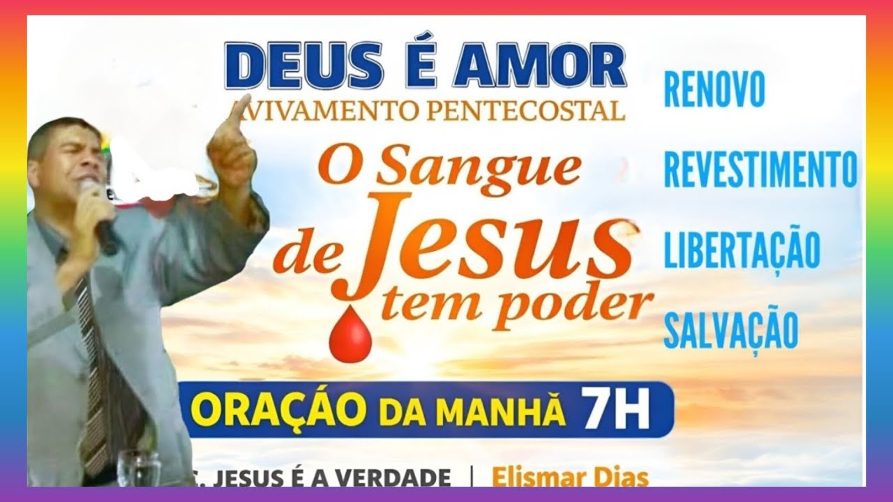 🔥Oração da Manhã 7H  - Renovo e Libertação. Canal 🌈 Jesus é a Verdade 