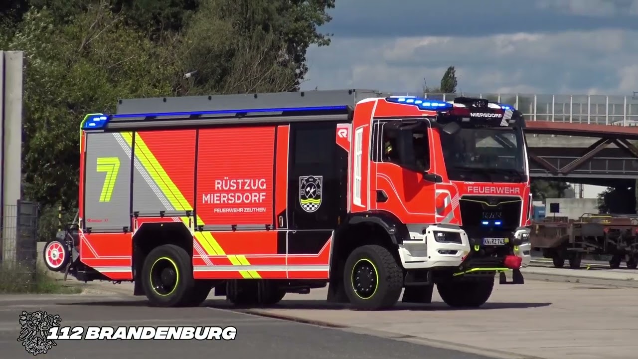 (Neufahrzeug) HLF 20 der Freiwilligen Feuerwehr Zeuthen Rüstzug Miersdorf