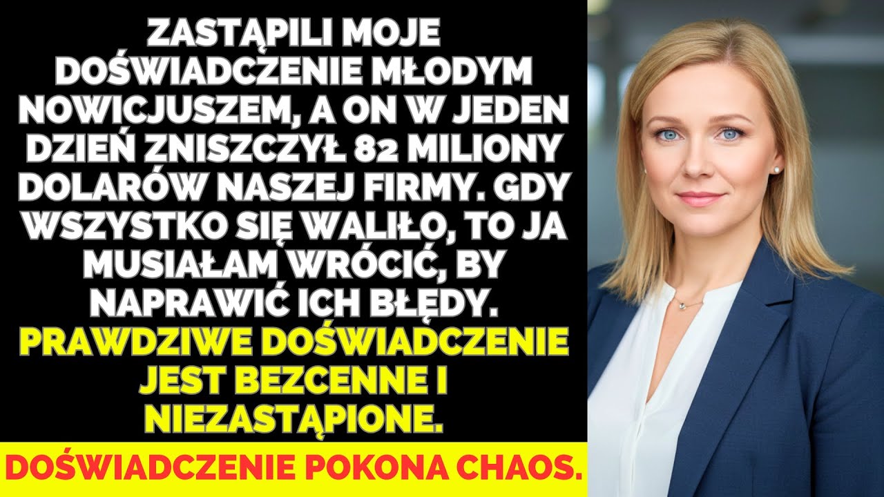 „Moje doświadczenie wymienili na tanią siłę roboczą — i w jeden dzień stażysta zniszczył 82 mln.