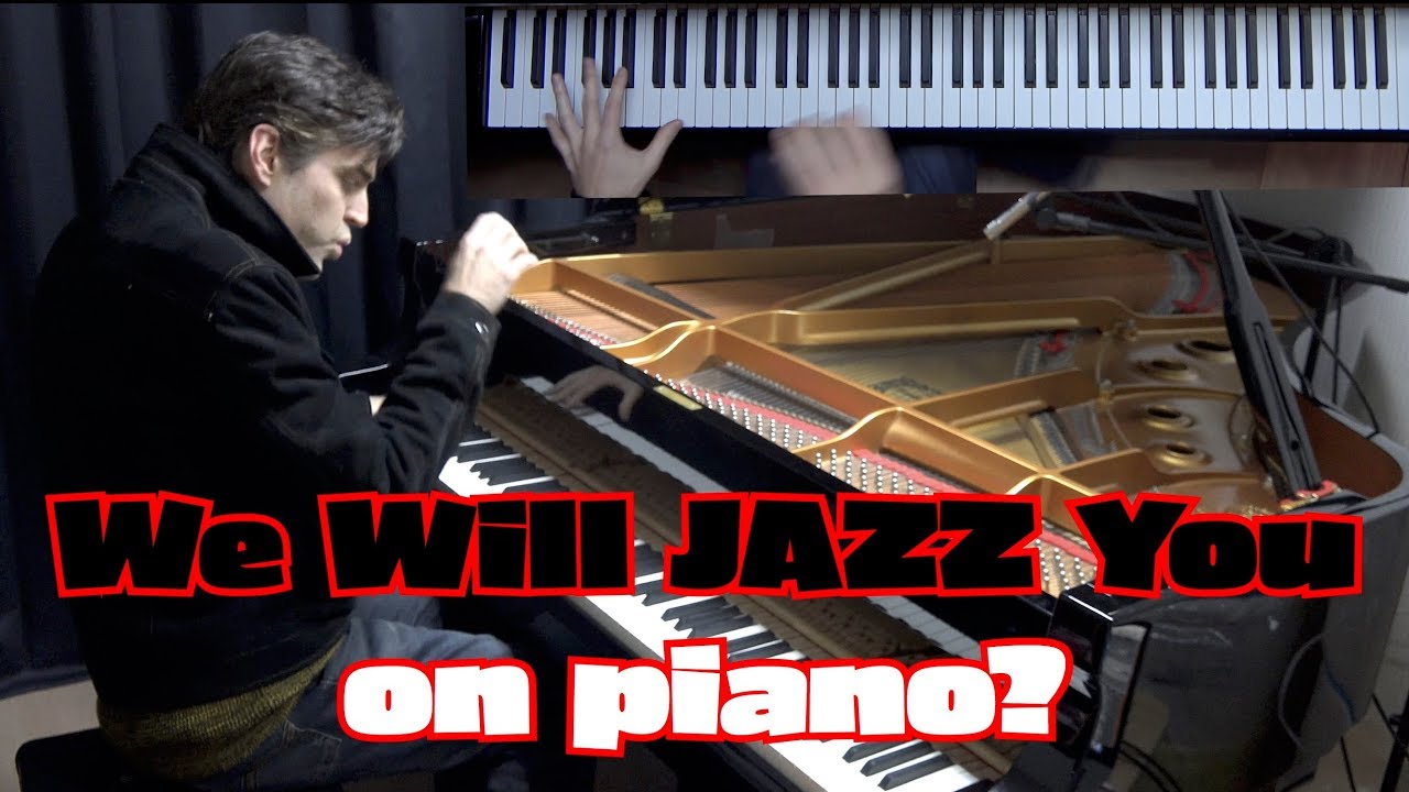Jacob Koller - We Will Rock You by Queen - Jazz Piano Cover