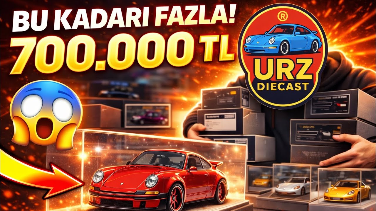 700.000 TL'LİK KUTU AÇILIMI!😱NADİR DİECAST MODELLER (MAKEUP & FUELME)