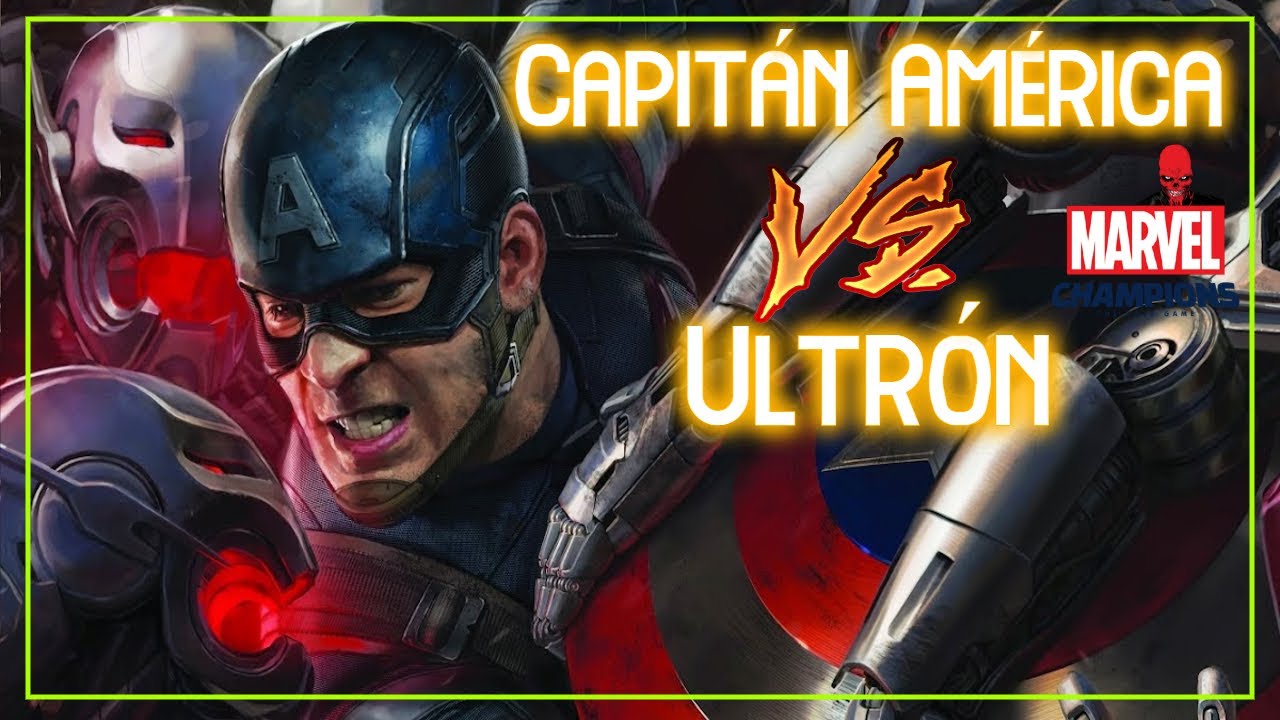💥PARTIDA en SOLITARIO💥 Capitán América vs Ultrón - Apurando al Máximo - JUEGO de CARTAS