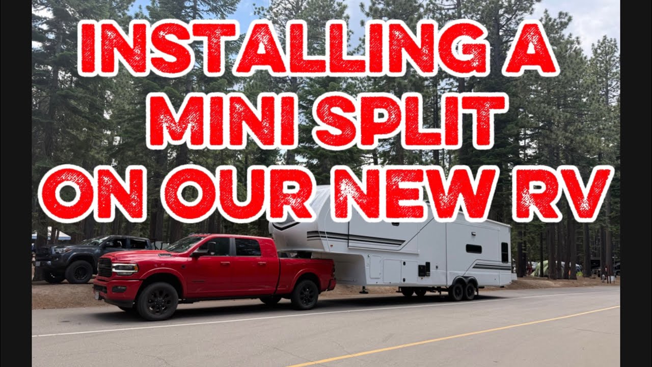 How to install a mini split on my new RV #diyprojects #minisplit #rvlifestyle #fulltimervliving 