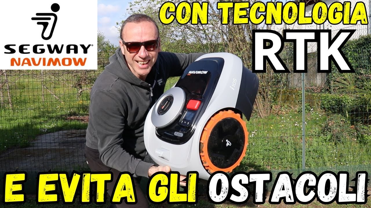 NAVIMOW i105E ROBOT TAGLIAERBA SENZA FILO PERIMETRALE CON RTK IA e EVITA GLI OSTACOLI - Recensione