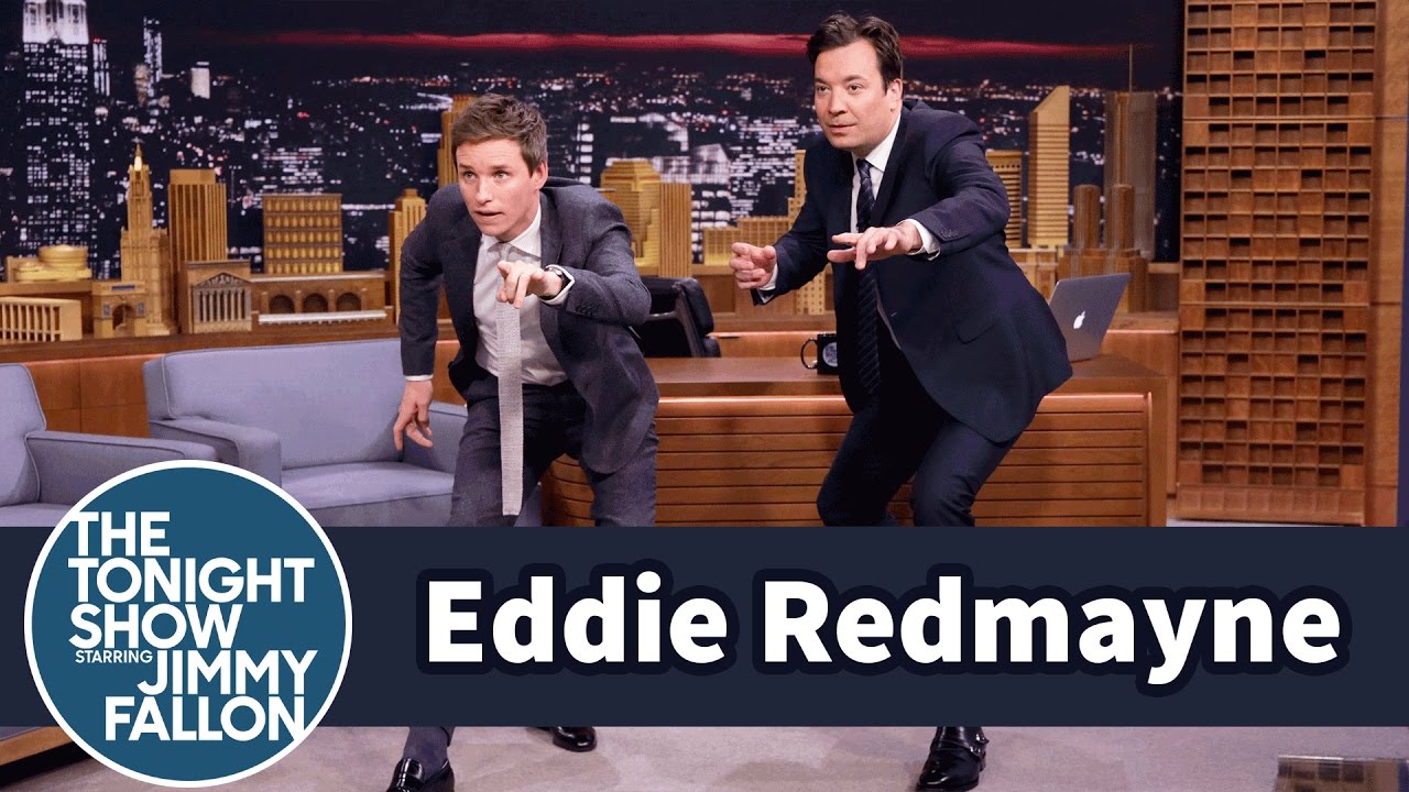 Eddie Redmayne Teaches Jimmy a Fantastic Beasts Mating Dance