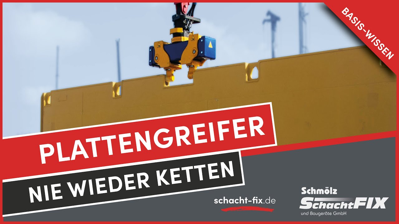 Schluss mit Ketten! Der Plattengreifer für den SBH Verbau (System Schmölz)