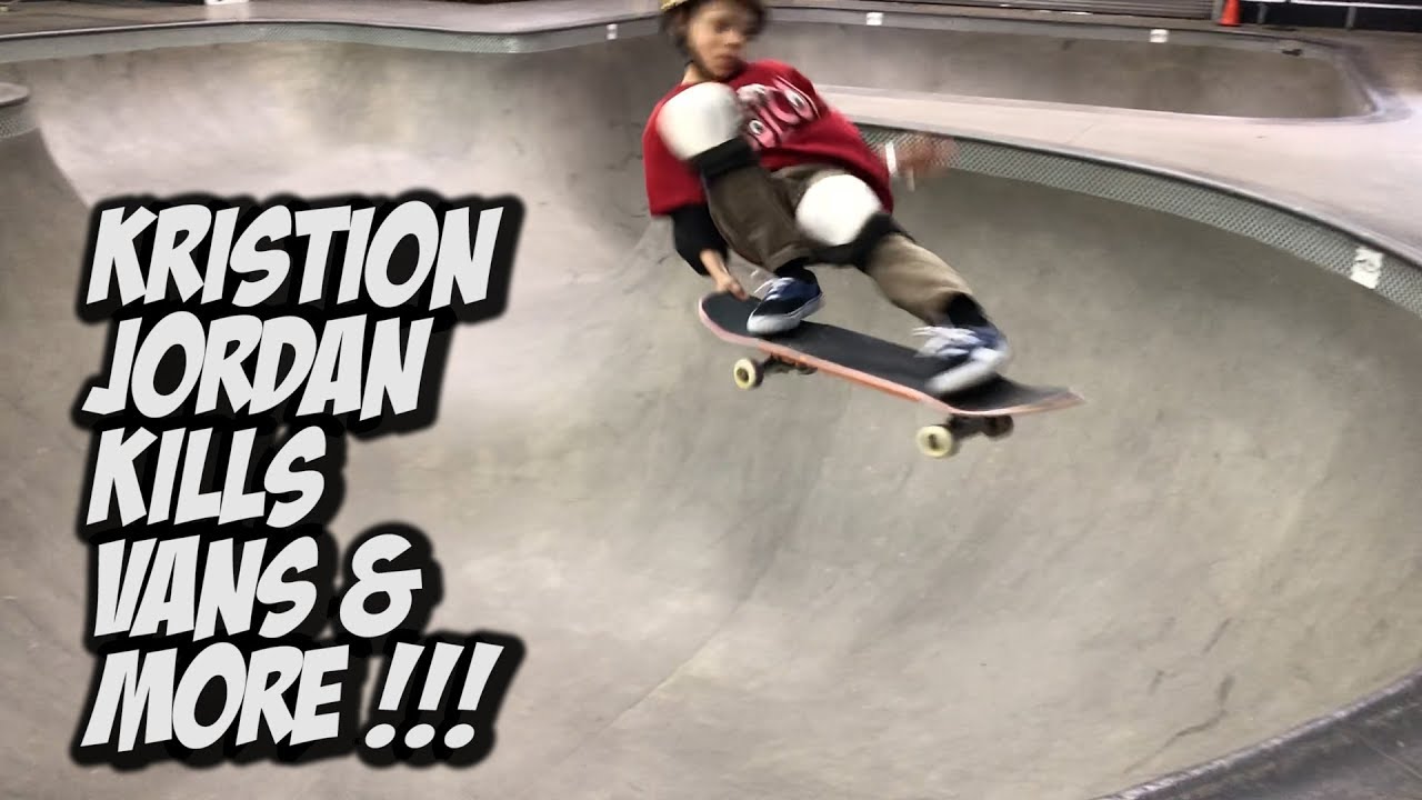 KRISTION JORDAN KILLS VANS SKATE PARK !!! - NKA VIDS -