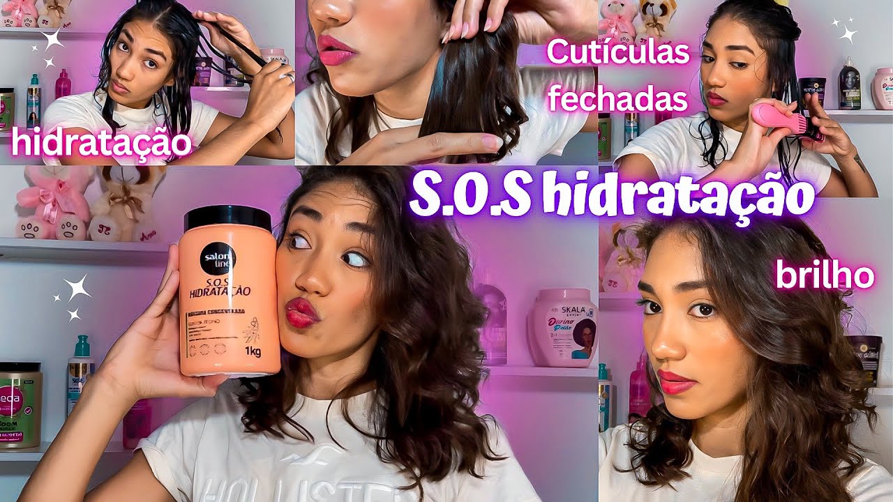 MÁSCARA S.O.S HIDRATAÇÃO ÓLEO DE RÍCINO SALON LINE | Primeiras impressões (ondulada 2abc)