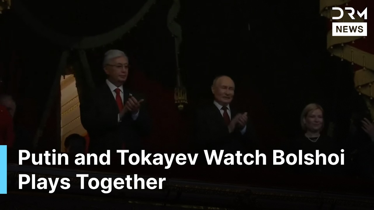Rare Unseen Moments: Putin and Kazakh President Tokayev Watch Bolshoi Plays Together | AC1G