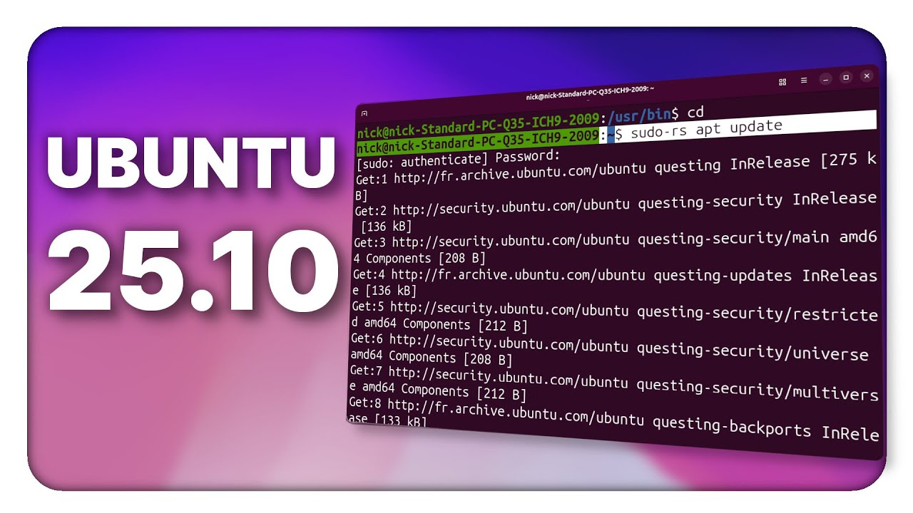 Ubuntu 25.10: нас ждут большие и глубокие изменения!
