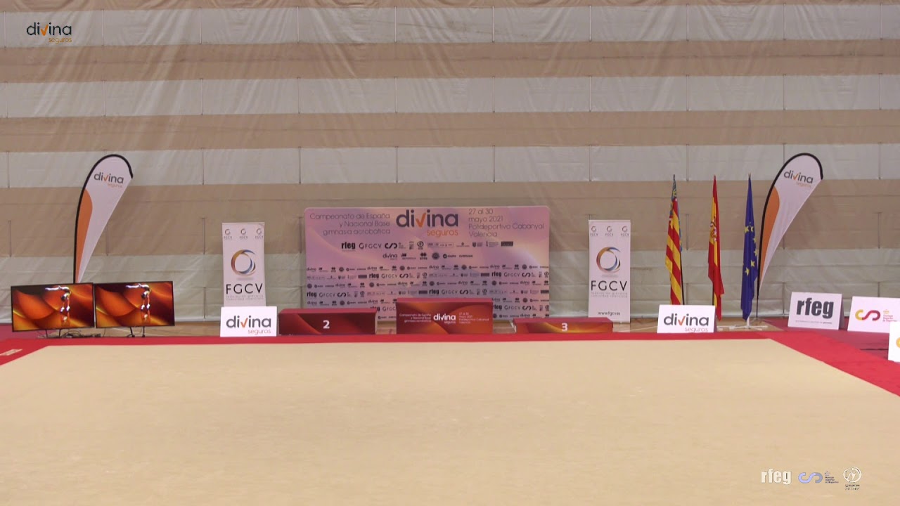 CTO DE ESPAÑA Y NACIONAL BASE GIMNASIA ACROBÁTICA