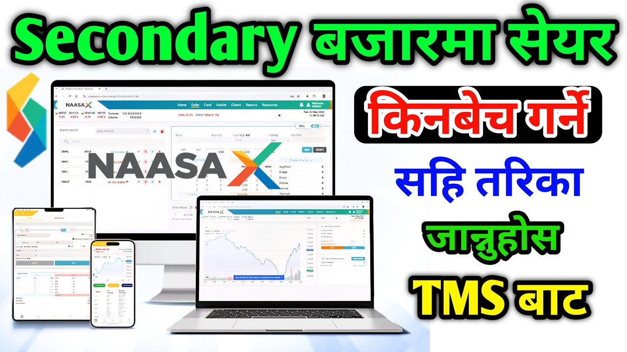 How to buy & sell share from secondary market || share kasari kinne || how to buy share