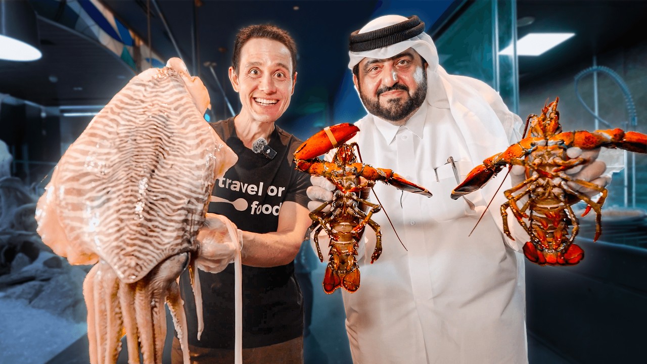 Local VS. Luxury Seafood in Qatar! 🇶🇦 (Which One Is Worth It?)