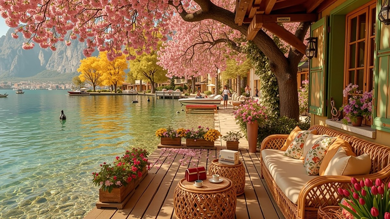 Spring Morning Jazz 🌸 Relaxing Bossa Nova Coffee Shop Ambiance | Gentle Tunes