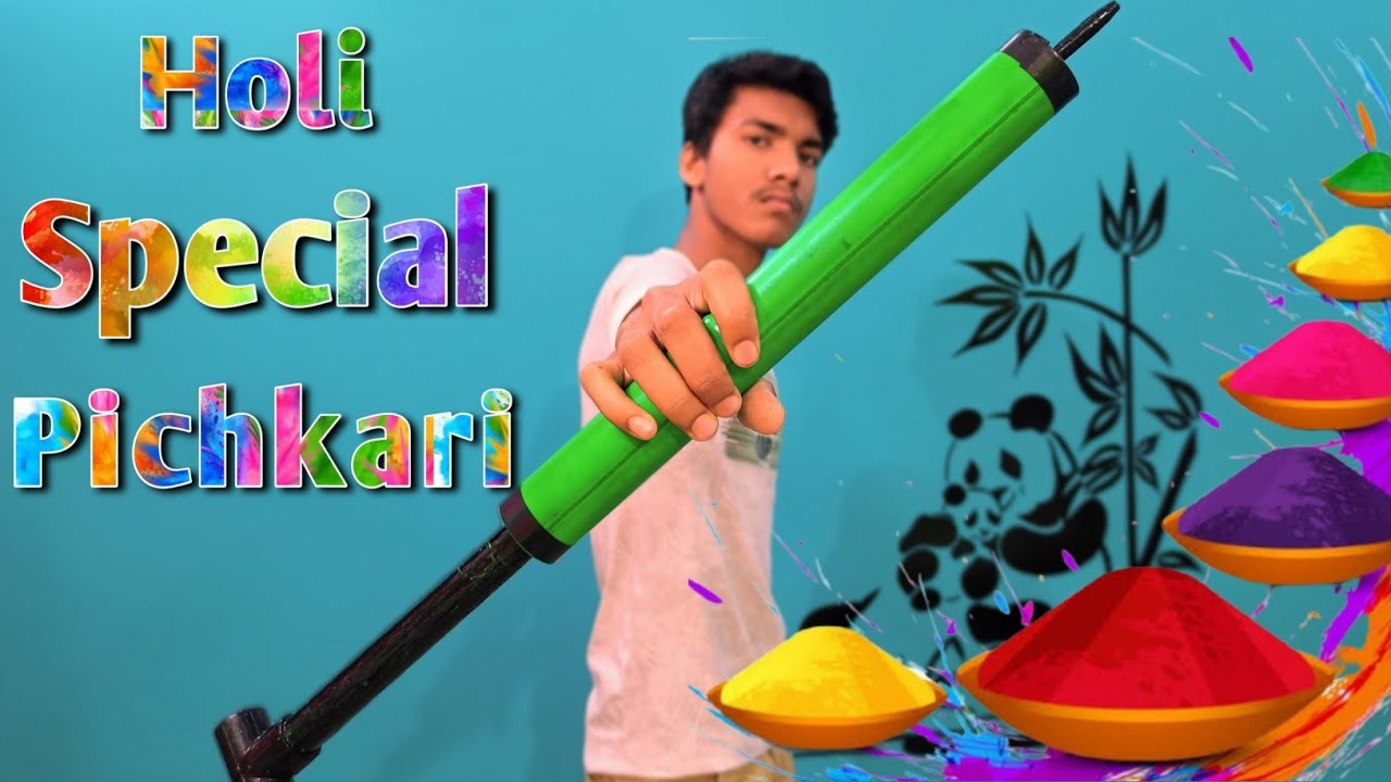 How to make Holi pichkari at Home easy | Diy Holi special pichkari | 2021
